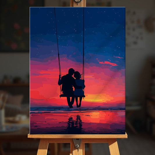 Paint by numbers - Starry Swing - MyArt