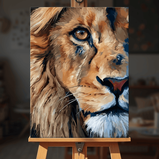 Paint by numbers - Stoic Lion - MyArt