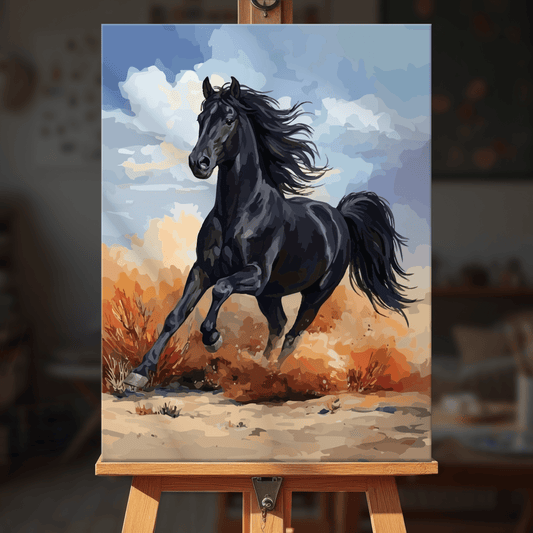 Paint by numbers - Storm Stallion - MyArt