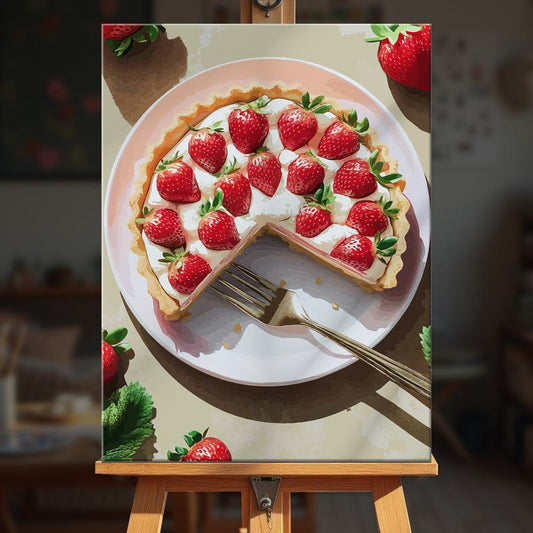 Paint by numbers - Strawberry Cream - MyArt