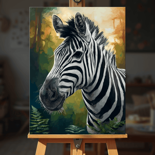 Paint by numbers - Striped Gaze - MyArt