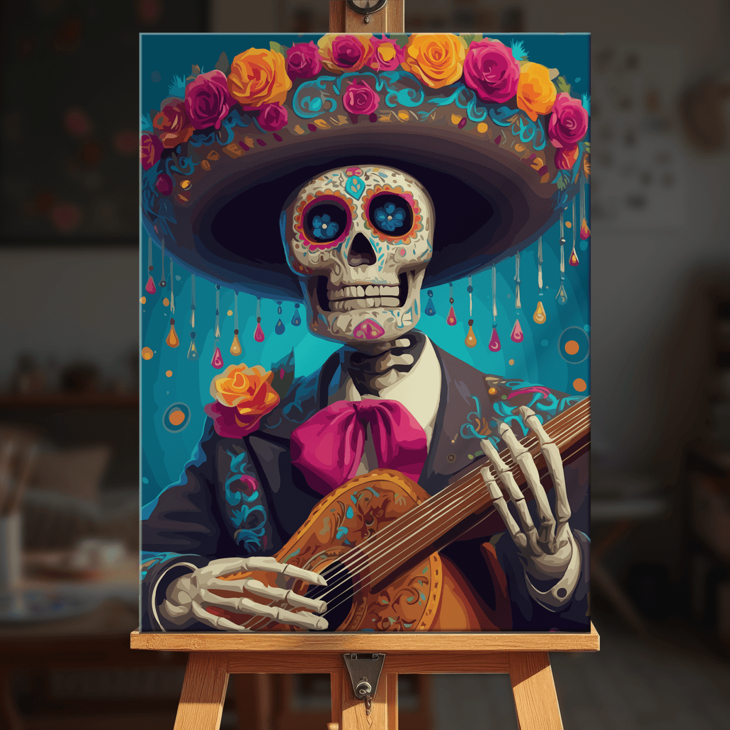 Paint by numbers - Strumming Bones - MyArt