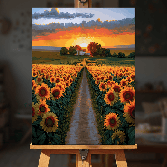 Paint by numbers - Sunflower Passage - MyArt