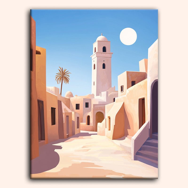 Paint by numbers - Sunlit Minaret - MyArt