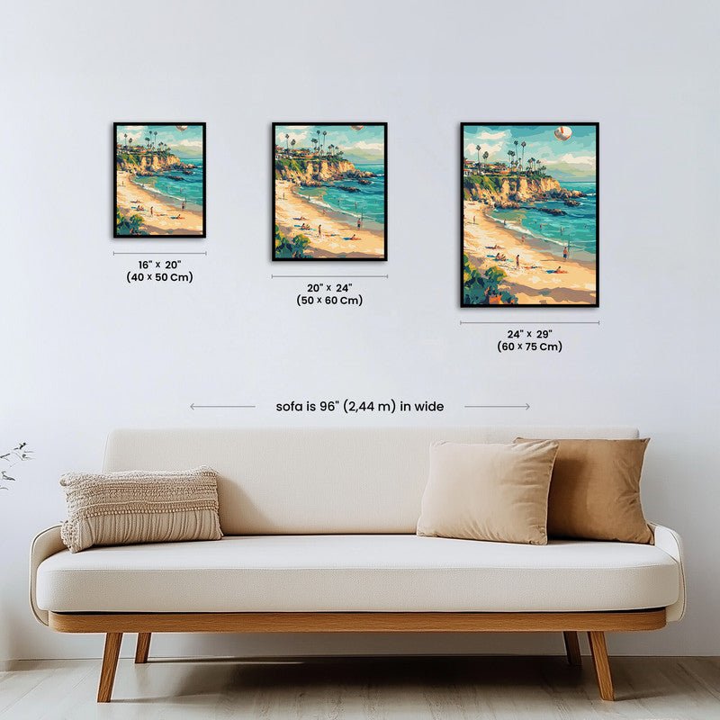 Paint by numbers - Sunlit Shores - MyArt