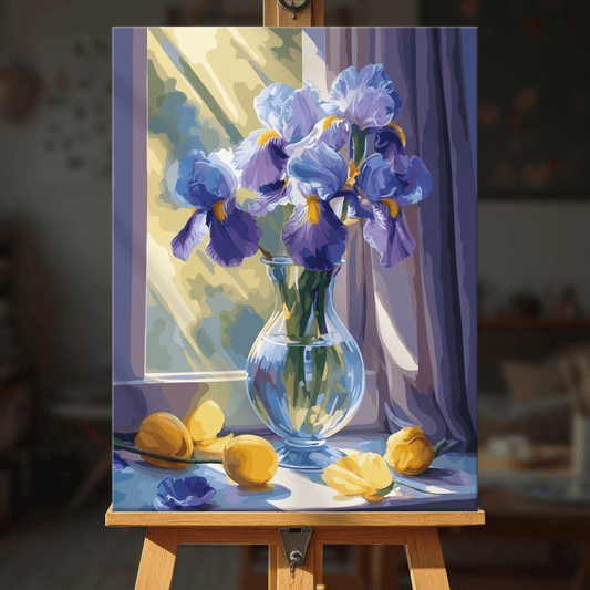 Paint by numbers - Sunlit Irises - MyArt