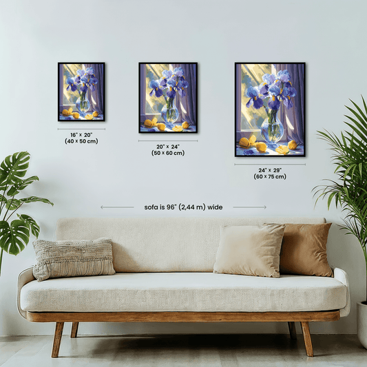 Paint by numbers - Sunlit Irises - MyArt