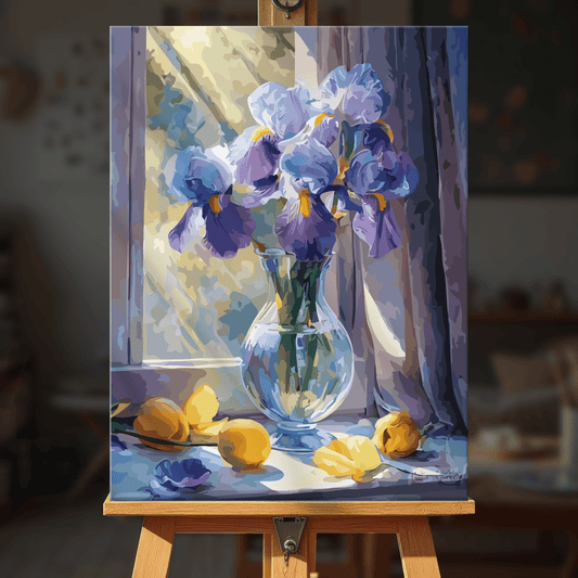 Paint by numbers - Sunlit Irises - MyArt