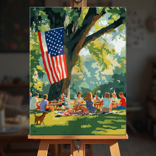 Paint by numbers - Sunny Gathering - MyArt