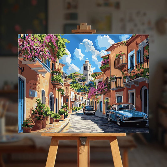 Paint by numbers - Sunny Streets - MyArt