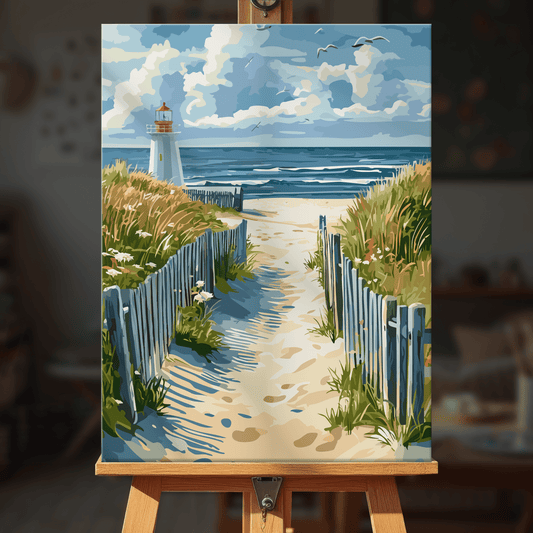 Paint by numbers - Sunny Path - MyArt