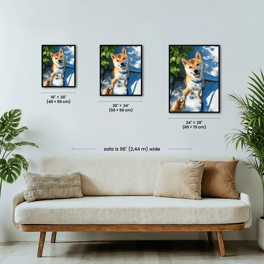 Paint by numbers - Sunny Shiba - MyArt