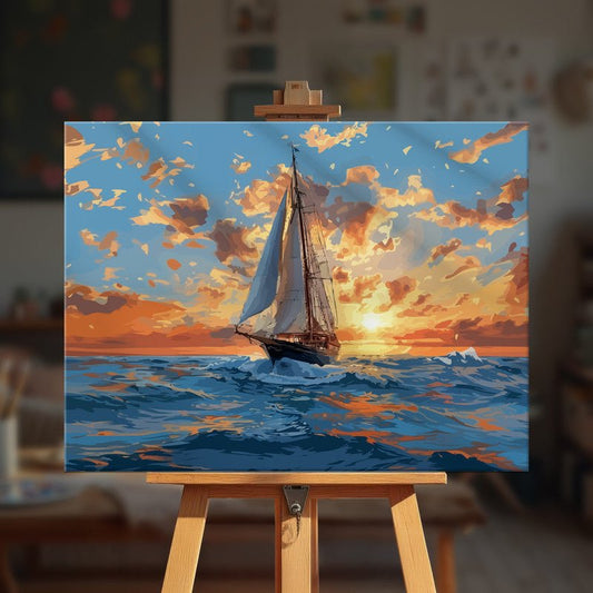 Paint by numbers - Sunrise Sail - MyArt
