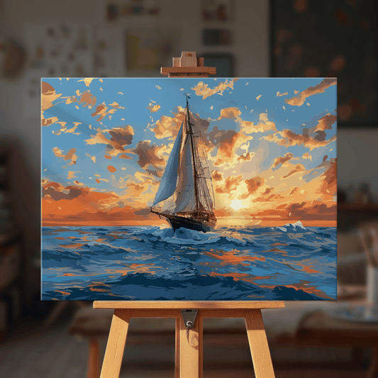 Paint by numbers - Sunrise Sail - MyArt