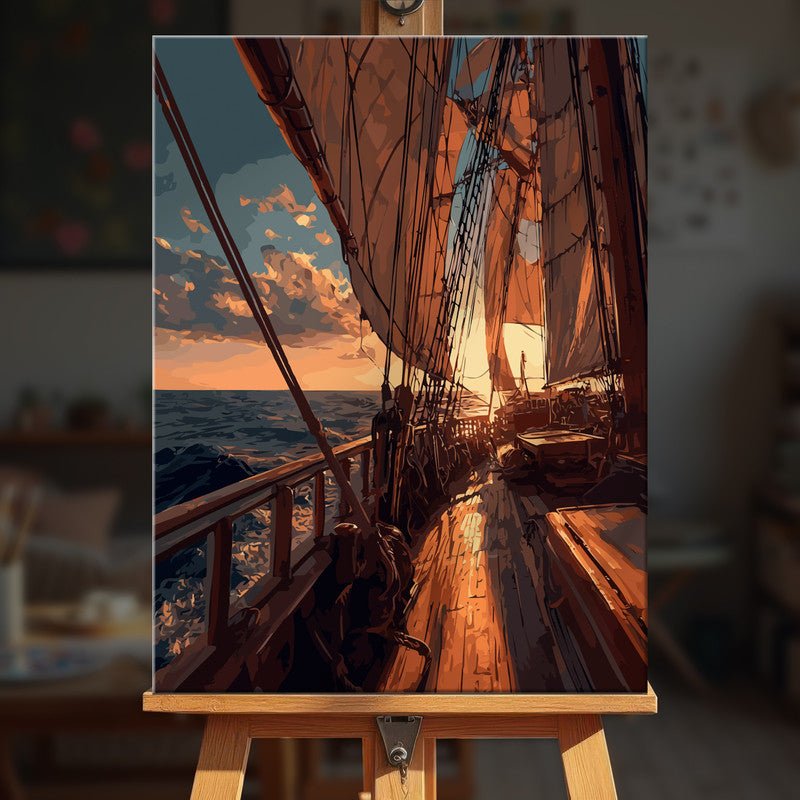 Paint by numbers - Sunset Deck - MyArt