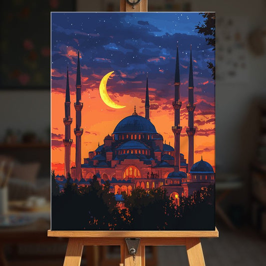 Paint by numbers - Sunset Dome - MyArt