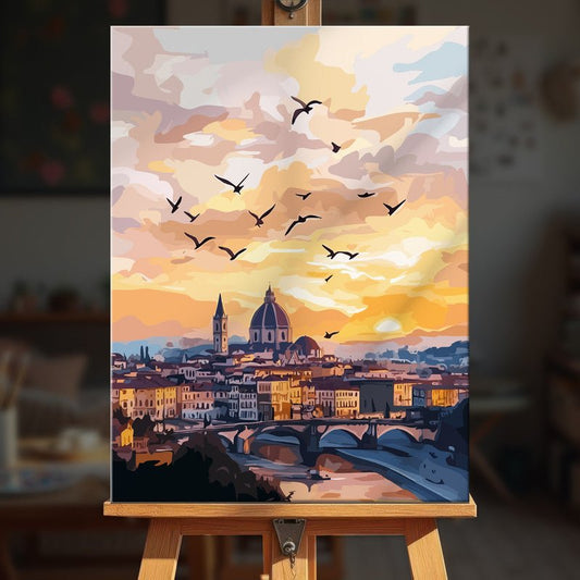 Paint by numbers - Sunset Glory - MyArt