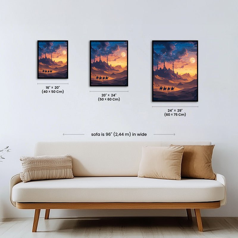 Paint by numbers - Sunset Kingdom - MyArt