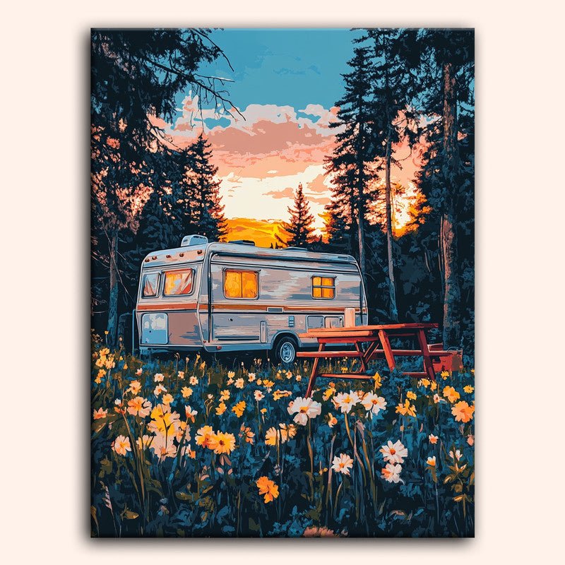 Paint by numbers - Sunset Meadow - MyArt