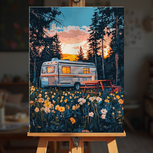 Paint by numbers - Sunset Meadow - MyArt