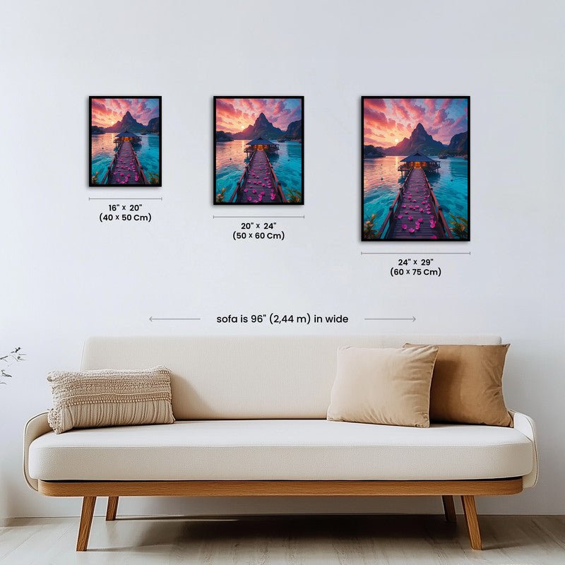 Paint by numbers - Sunset Path - MyArt