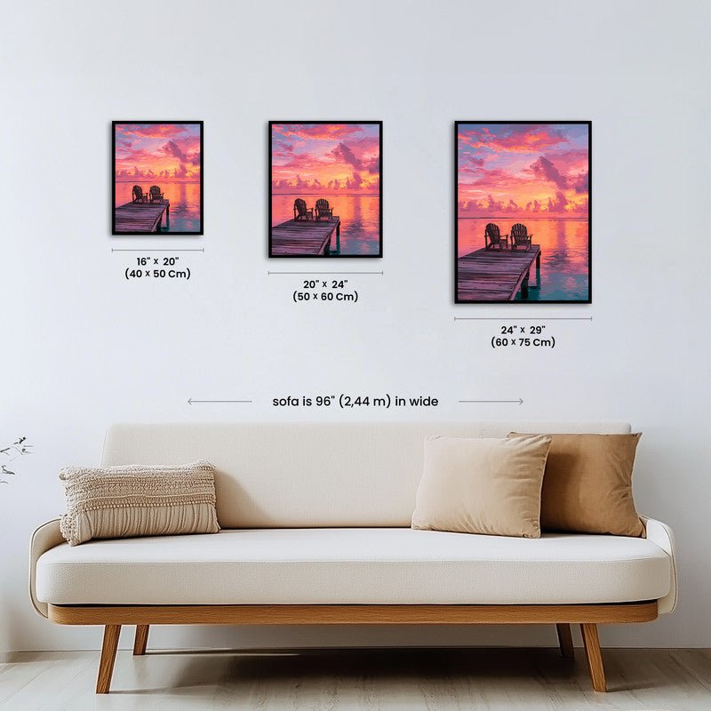 Paint by numbers - Sunset Silence - MyArt