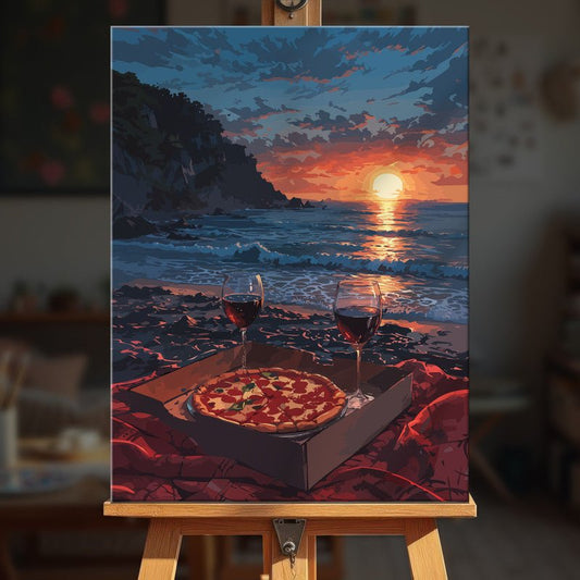 Paint by numbers - Sunset Slice - MyArt