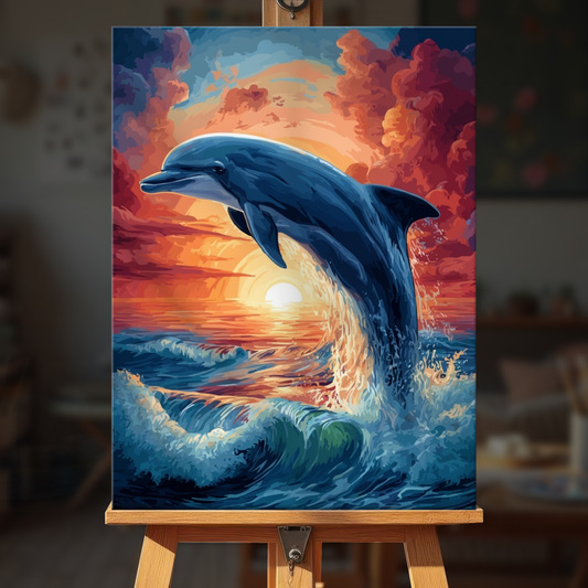 Sunset Dolphin