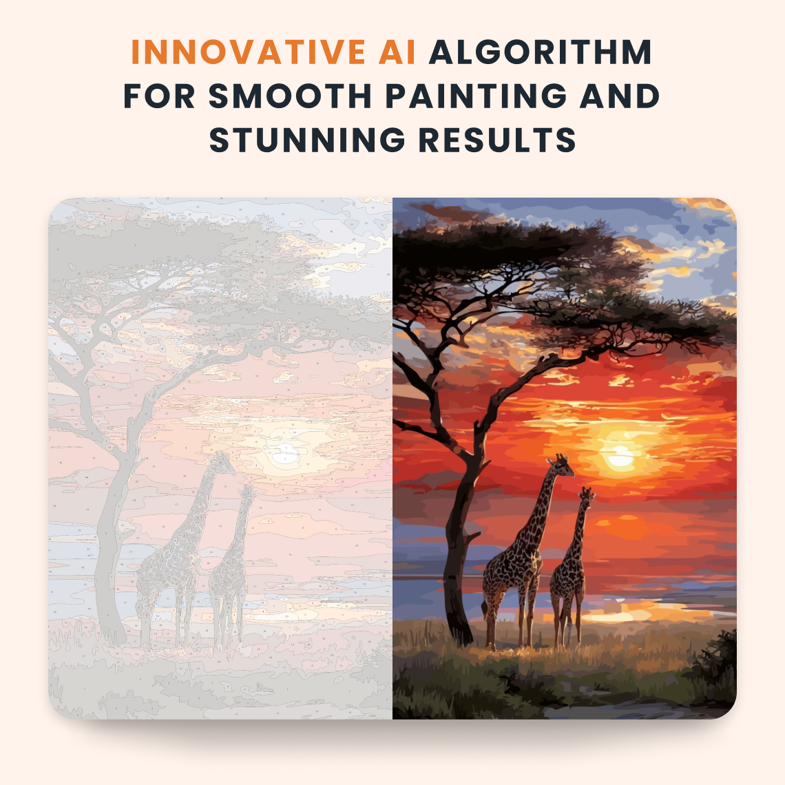 Sunset Giraffes