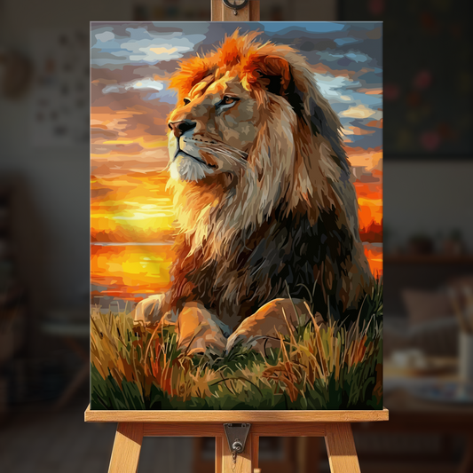Sunset Lion