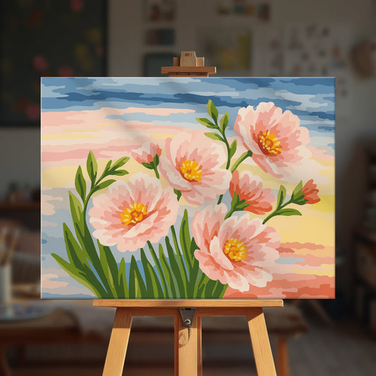 Paint by numbers - Sunset Petals - MyArt