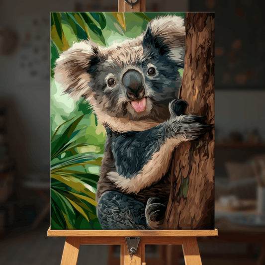 Paint by numbers - Surprised Koala - MyArt