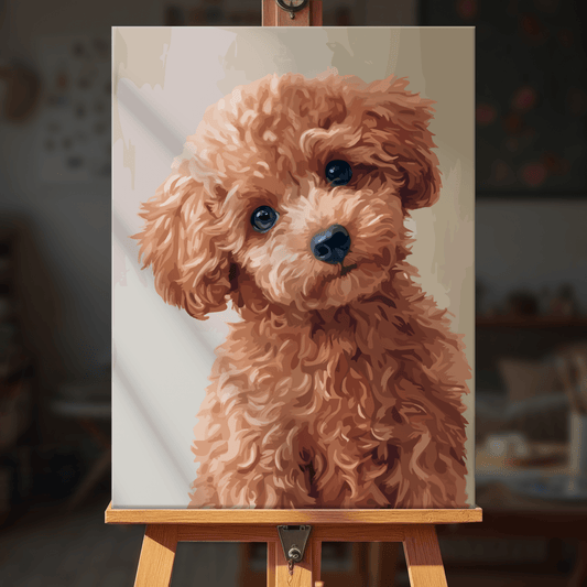 Paint by numbers - Sweet Poodle - MyArt