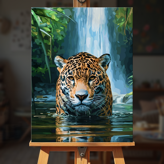 Swimming Jaguar