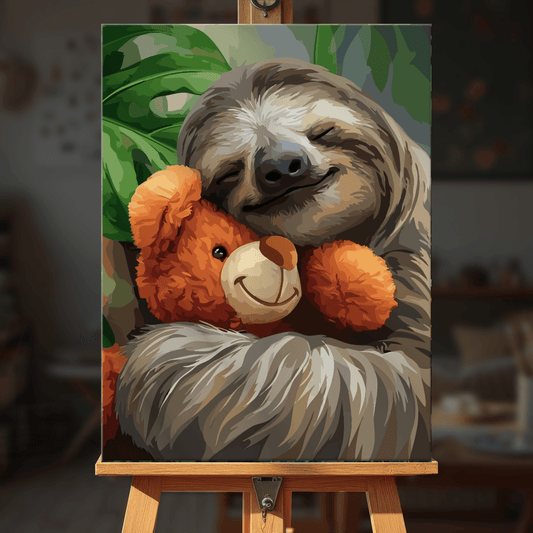 Paint by numbers - Teddy Sloth - MyArt