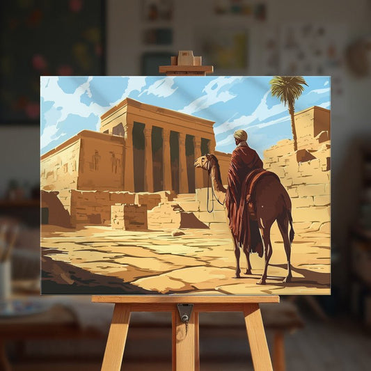 Paint by numbers - Temple Arrival - MyArt