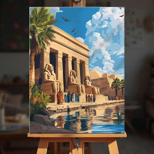 Paint by numbers - Temple Entrance - MyArt