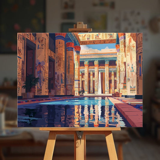Paint by numbers - Temple Reflections - MyArt