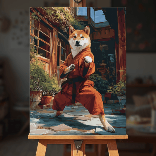Paint by numbers - Temple Dog - MyArt