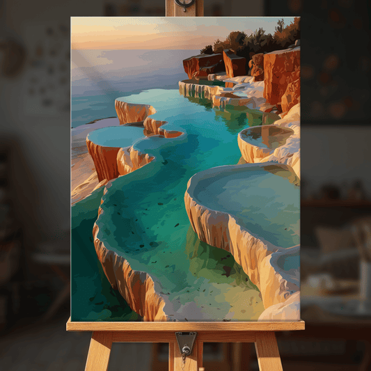 Paint by numbers - Terraced Pools - MyArt