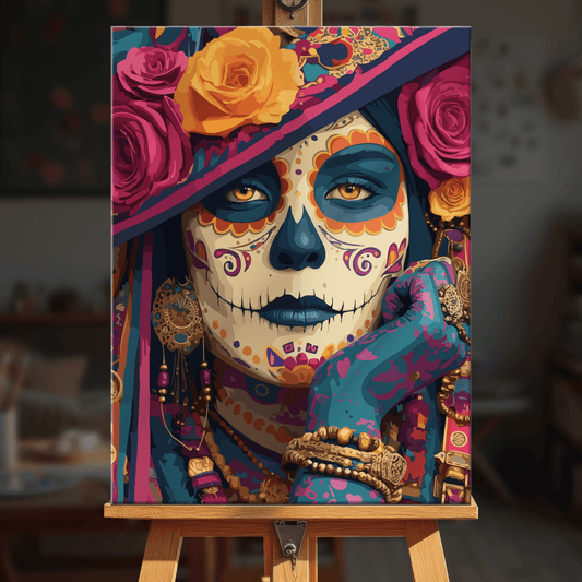 Paint by numbers - Thoughtful Skull - MyArt