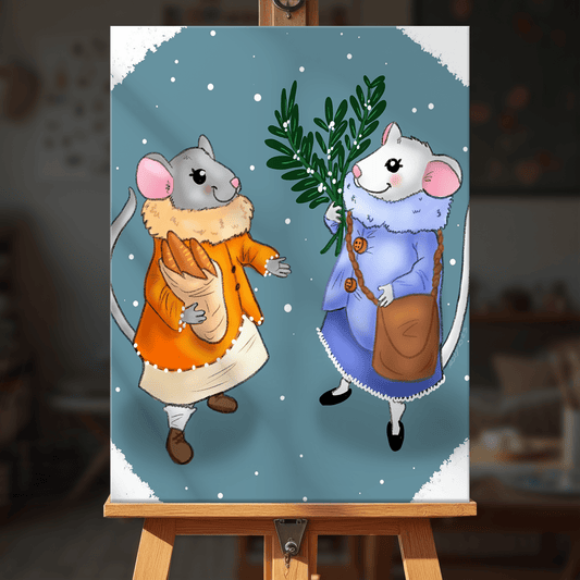 Paint by numbers - Tiny Mouses - MyArt