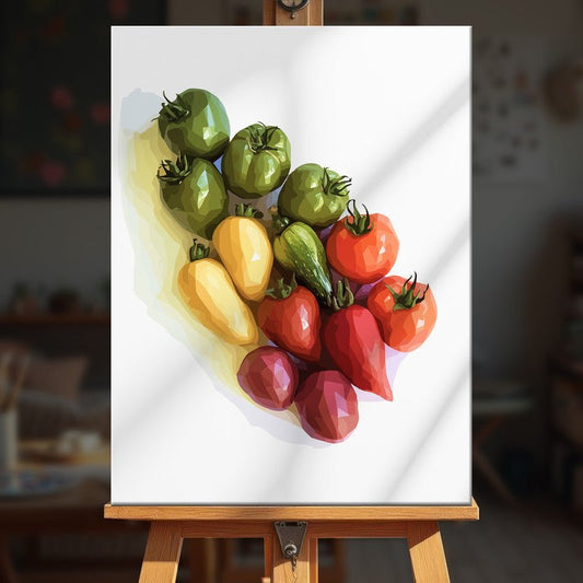 Paint by numbers - Tomato Tones - MyArt