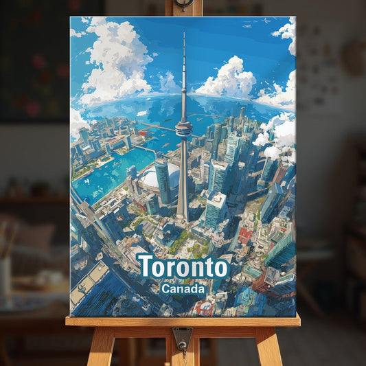 Paint by numbers - Toronto Tower - MyArt