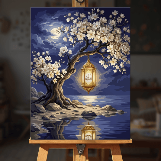 Paint by numbers - Tree Lantern - MyArt