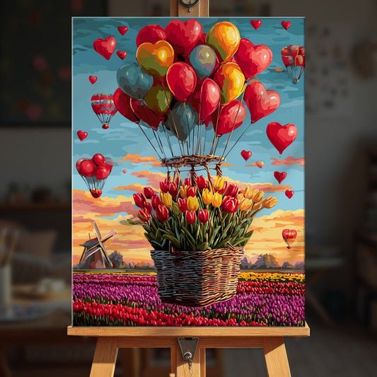 Paint by numbers - Tulip Flight - MyArt