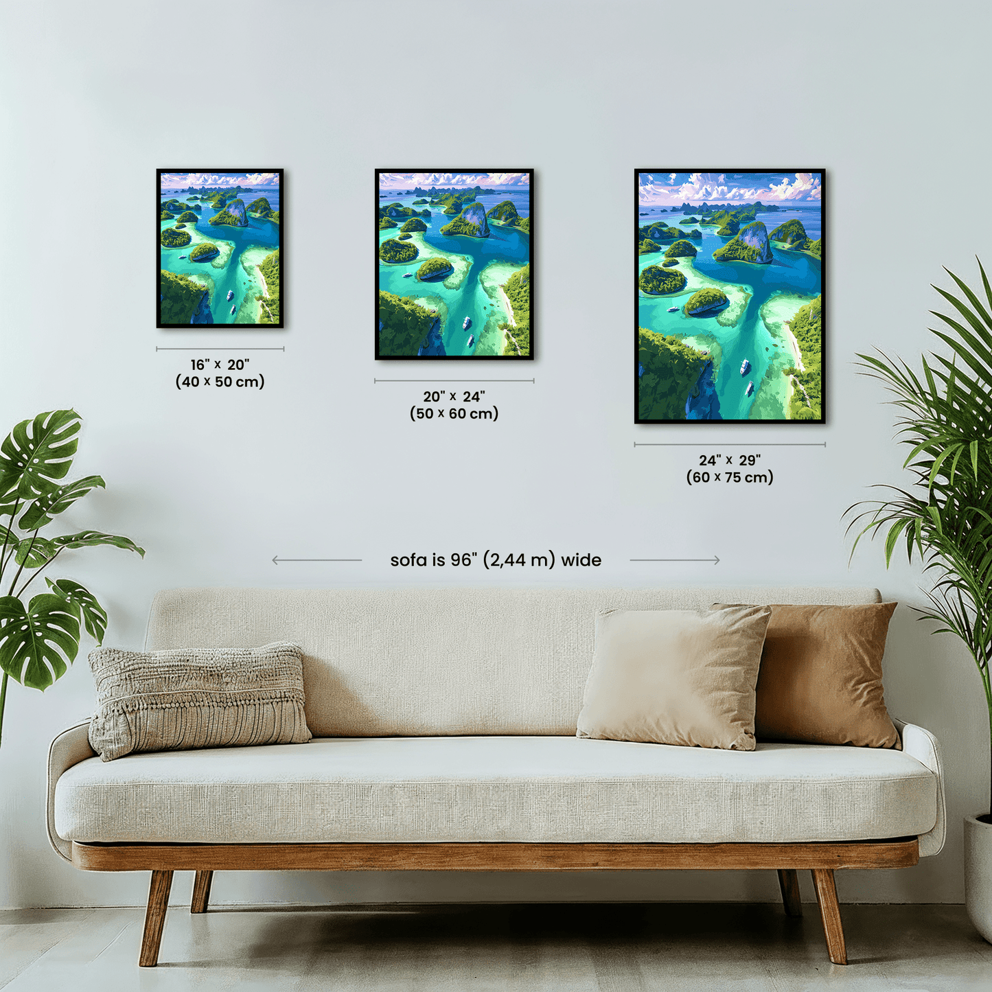 Paint by numbers - Turquoise Isles - MyArt