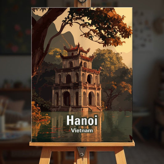 Paint by numbers - Turtle Tower - MyArt