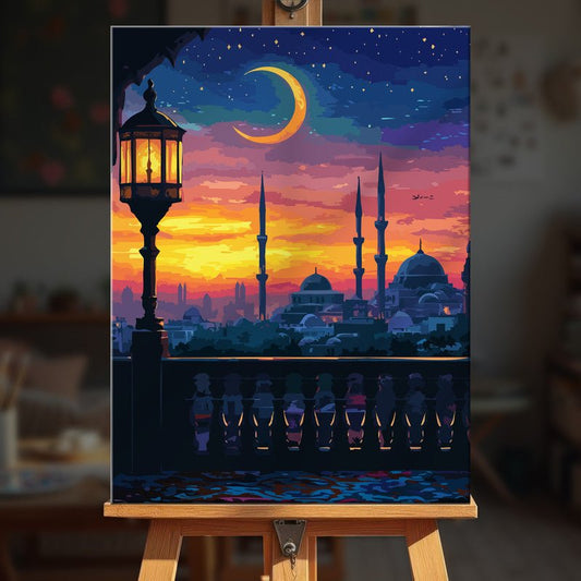 Paint by numbers - Twilight Skyline - MyArt