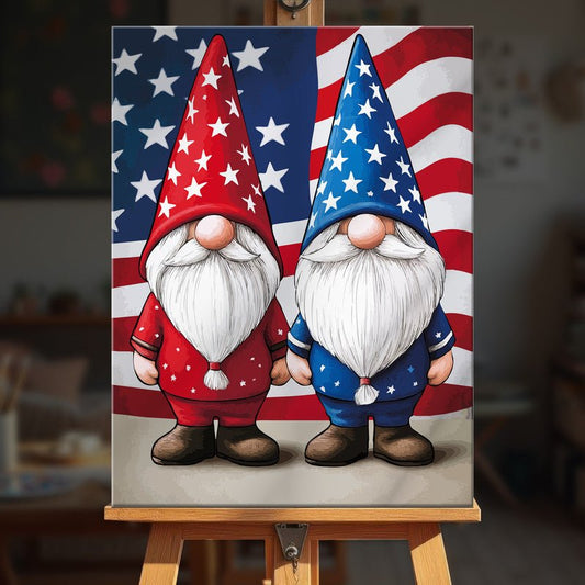 Paint by numbers - Twin Gnomes - MyArt